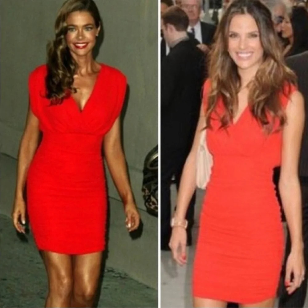 Alice + Olivia Red Mini Dress